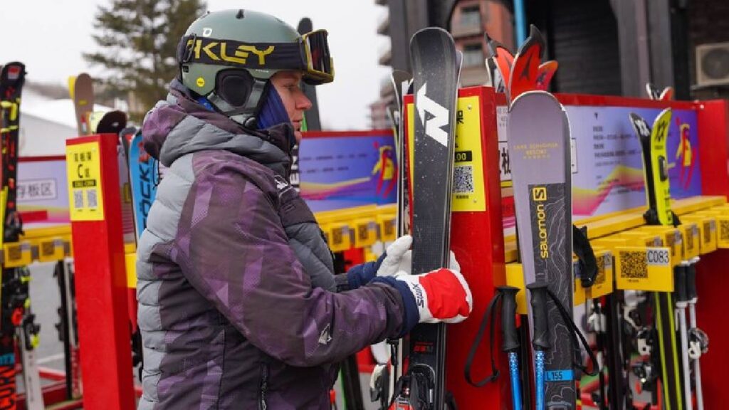 mercado de esquí chino atrae turistas