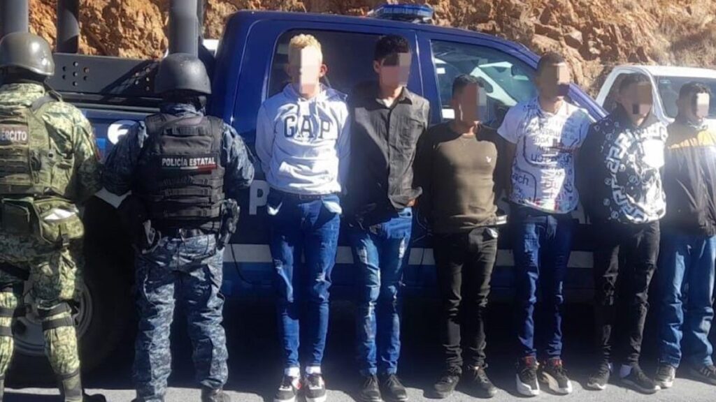 zacatecas: detienen a 6 del CJNG; tenían secuestrada a una mujer