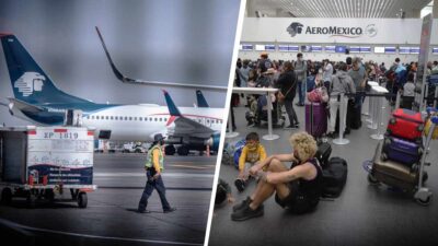 Retrasos y cancelaciones de vuelos en Aeroméxico en AICM causa molestia