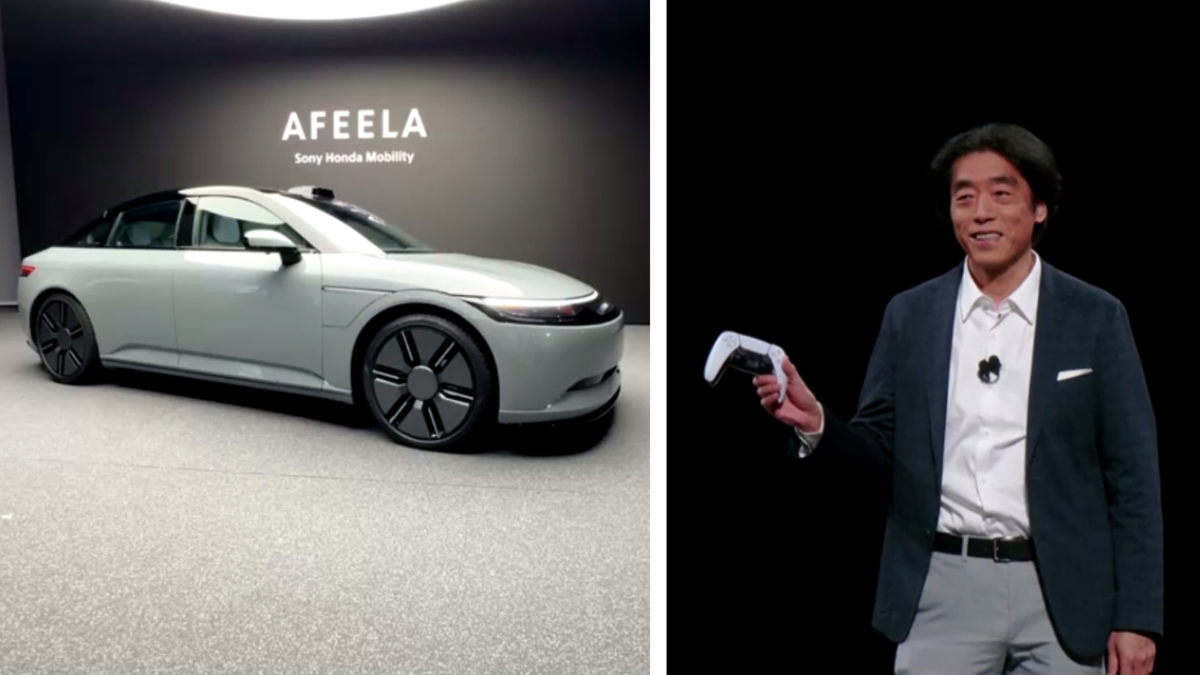 Afeela: Sony presenta su nuevo coche con IA en CES 2024… ¡y lo manejan con un control de PlayStation!