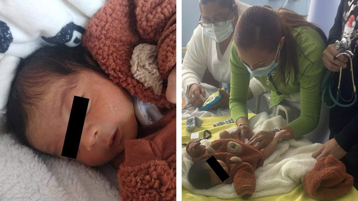 Encuentran al bebé robado por su niñera en Pachuca, Hidalgo