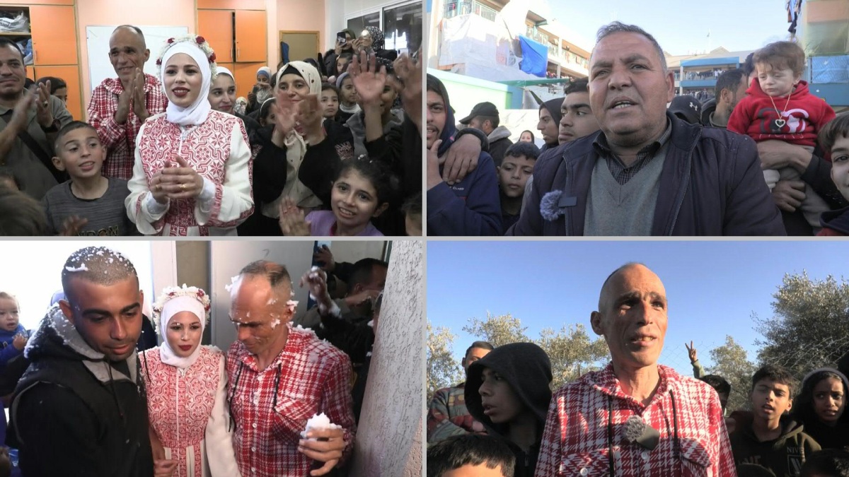 El amor triunfa: celebran boda en Gaza en medio del conflicto con Israel