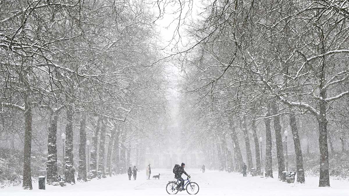 Nieve y tormentas paralizan Europa: el norte, el más afectado