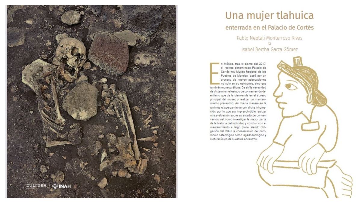 Vaya confusión en museo: restos de fraile del Palacio de Cortés eran de mujer azteca