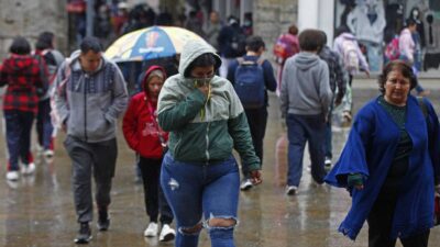 Frío y lluvias en CDMX