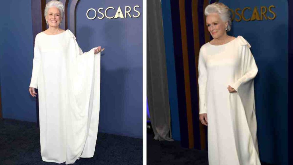 Governors Awards 2024: Glenn Close deslumbra con vestido blanco a sus 76 años