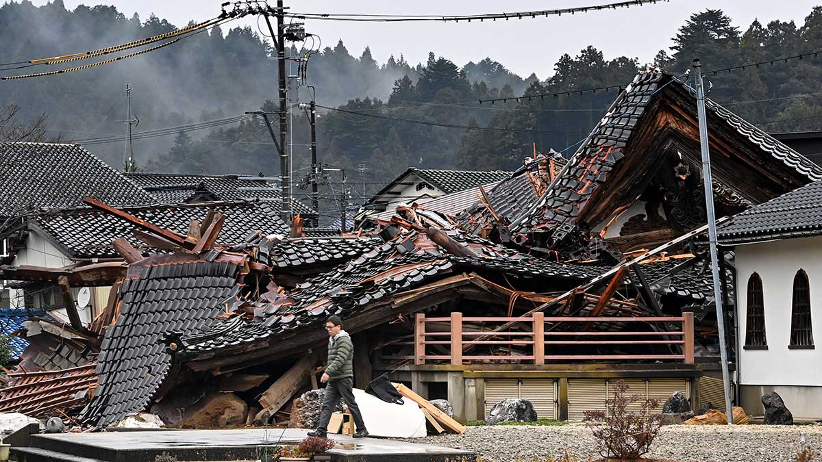 Como Frida: Perrita rescatista encuentra a anciana atrapada tras sismo en Japón