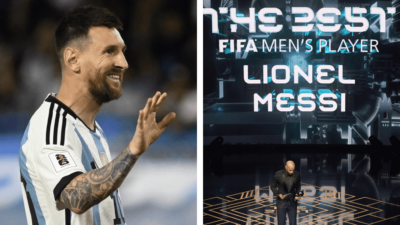 Lionel Messi gana el premio The Best 2023 por ser el jugador del año