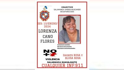 Lorenza Cano Flores: secuestran a madre buscadora en Salamanca, Guanajuato