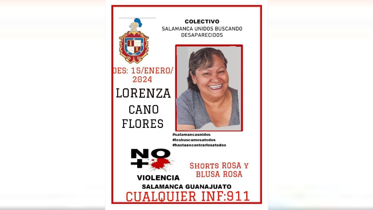 Secuestran a Lorenza Cano, madre buscadora en Salamanca, y matan a su esposo e hijo