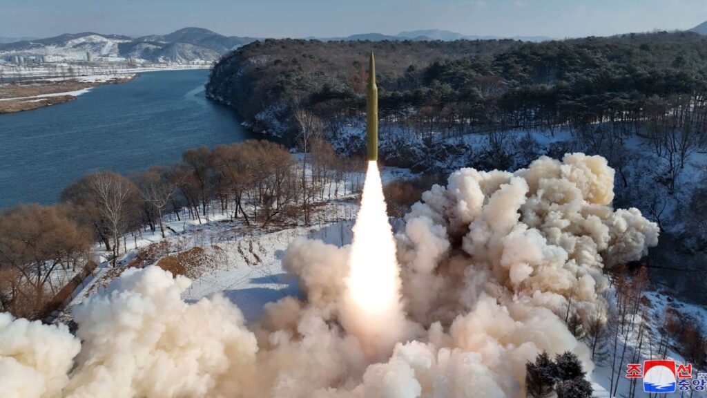 Misil balístico lanzado por Corea del Norte