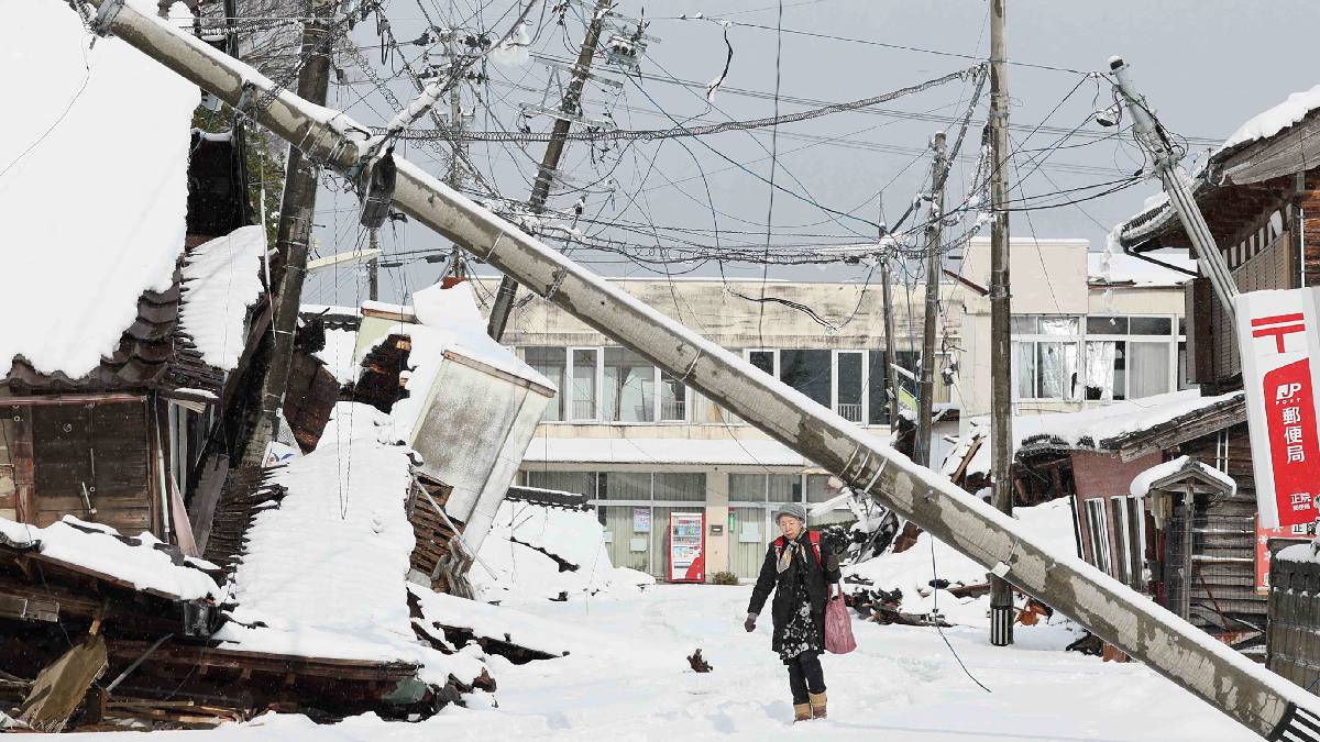 Nuevo sismo azota Japón; anuncia nuevo balance que supera 200 muertos por sismo de Año Nuevo