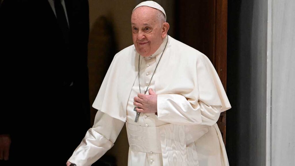 Papa Francisco estuvo dos veces ingresado el año pasado. Foto: AFP