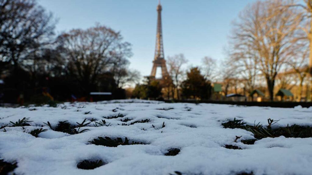 París y nieve