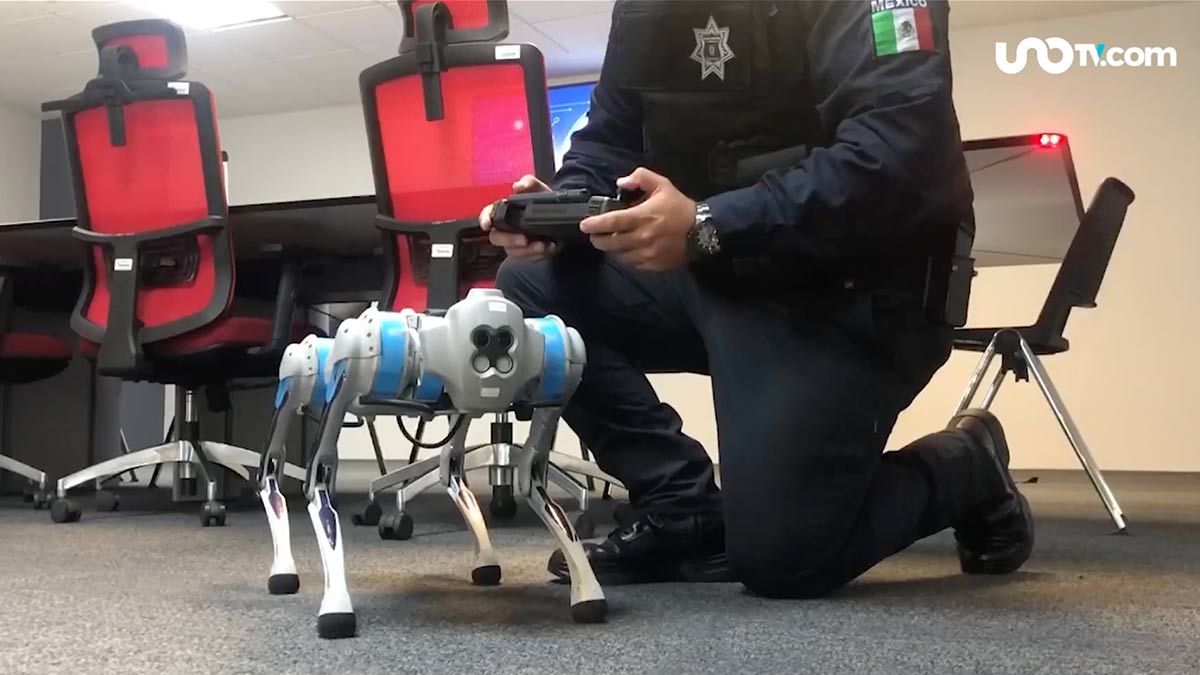 Zapopan entrena al primer perro policía robotizado