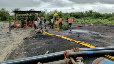 Rescate de mineros en El Pinabete, Sabinas, Coahuila