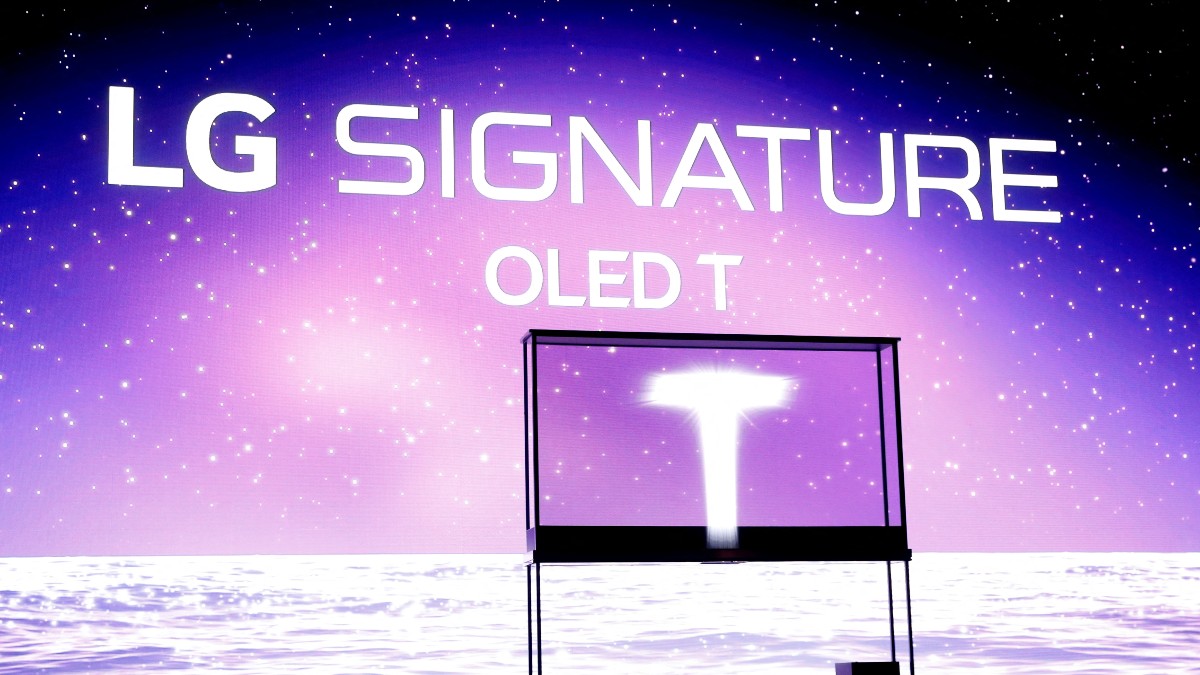 Así funciona la TV transparente LG Signature OLED T