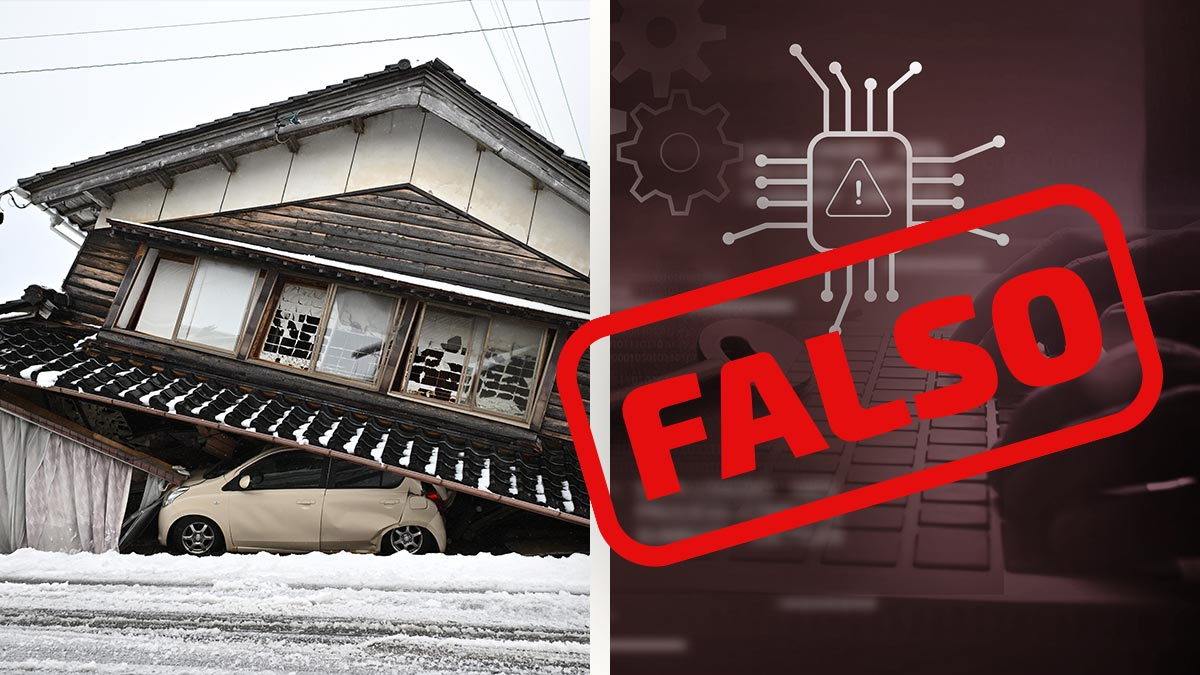 Alerta por un virus en fotos del terremoto en Japón es falsa