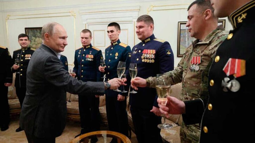 Rusia no ha revelado cuántos extranjeros que luchan de su lado en Ucrania. Foto: AFP