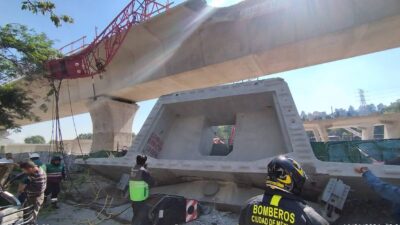 Tren Interurbano: colapsa estructura en la alcaldía Álvaro Obregón
