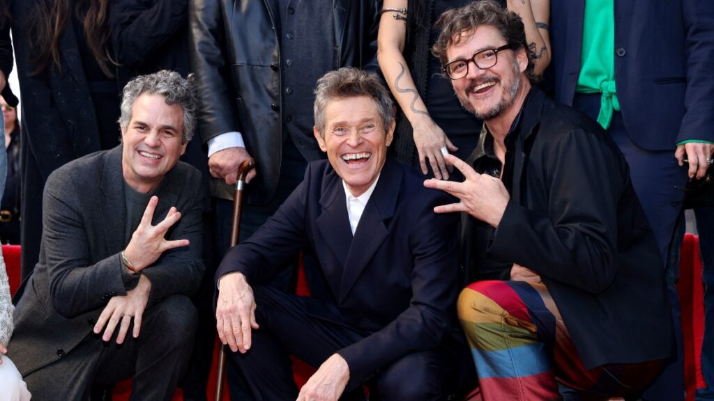 Willem Dafoe Pedro Pascal Mark Ruffalo Estrella Hollywood