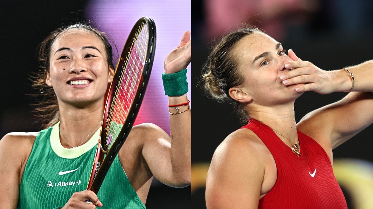 Zheng Qinwen y Aryna Sabalenka disputarán la final del Abierto de Australia