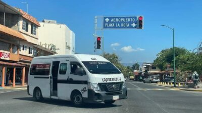 Reanudan transporte público en Taxco