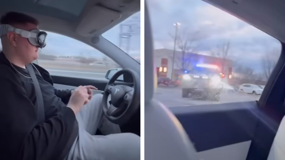 Los Apple Vision Pro encienden las alertas entre policías de EU… ¡la gente los usa al conducir!