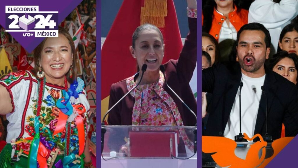 arrancan campaña Xóchitl Gálvez, Claudia Sheinbaum y Álvarez Máynez