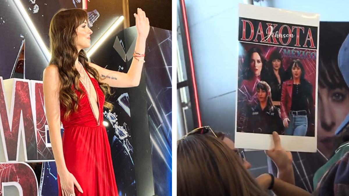 Dakota Johnson confiesa su amor por México en premier de Madame Web: “Me encanta estar aquí”