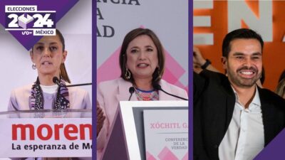 candidatos a la presidencia de México en las elecciones 2024