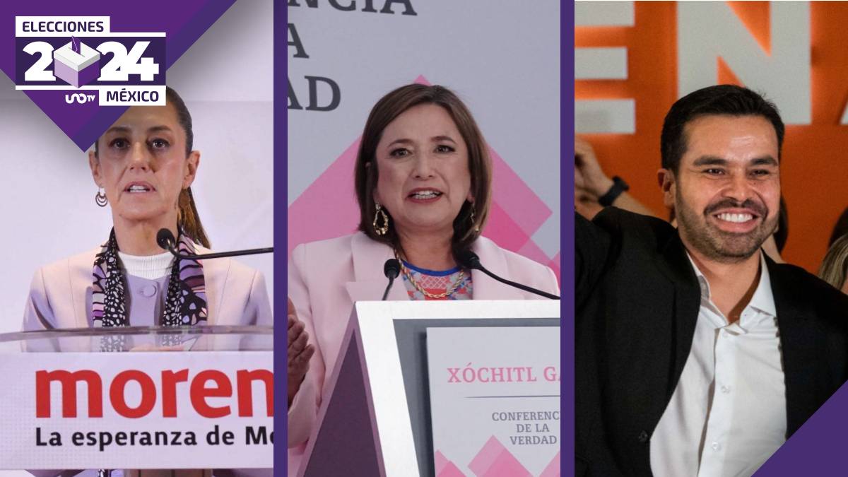 ¿Quiénes son los candidatos a la Presidencia de México en las elecciones de 2024?
