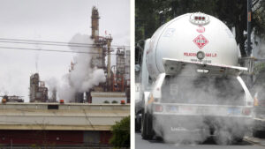 ¿Por qué se forman nubes blancas cuando hay una fuga de gas?