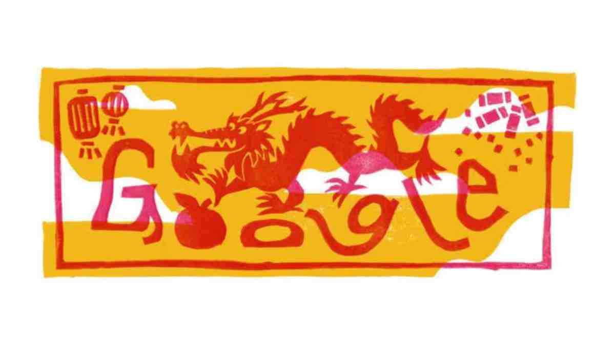 Google recibe el Año Nuevo Chino con un Doodle del Dragón de Madera
