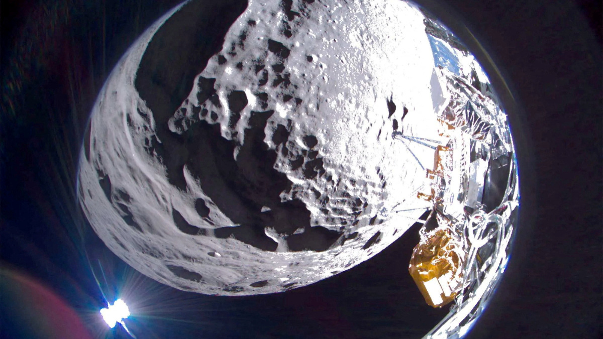 Sonda Odiseo envía sus primeras imágenes de la Luna