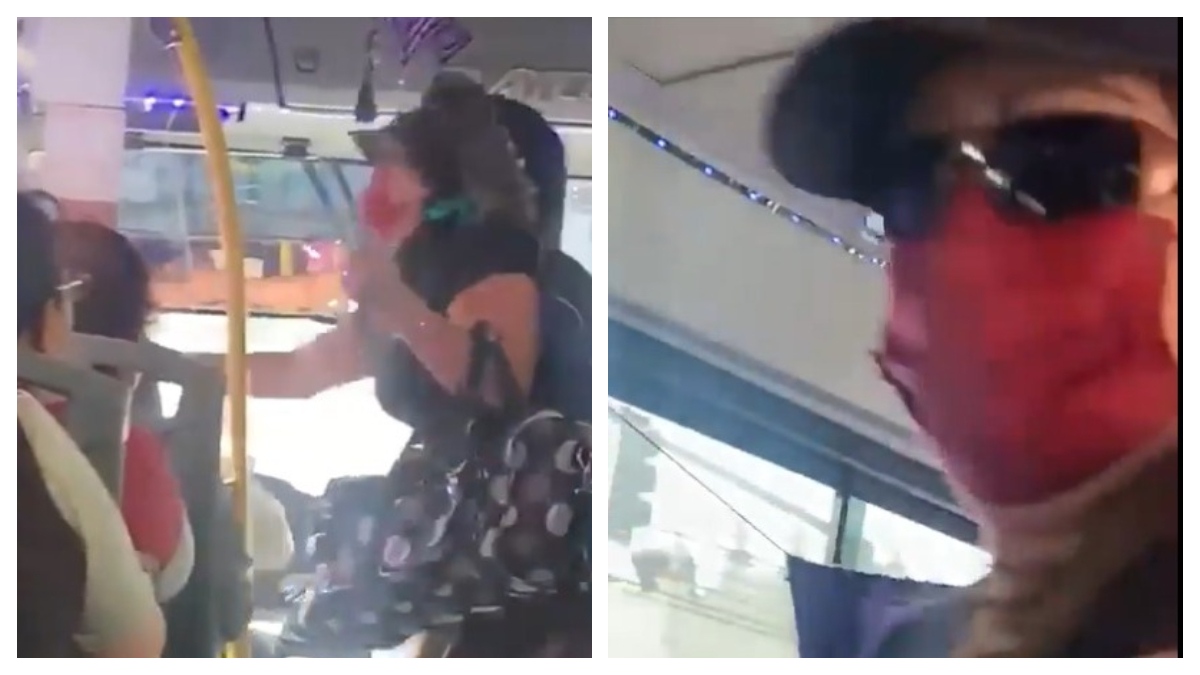 ¡Violencia urbana! Mujer golpea a chofer de camión exclusivo para mujeres en Tijuana por no dejarla bajar