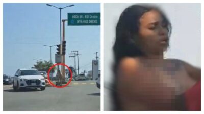 Mujer Se Desnuda En Avenida De Veracruz