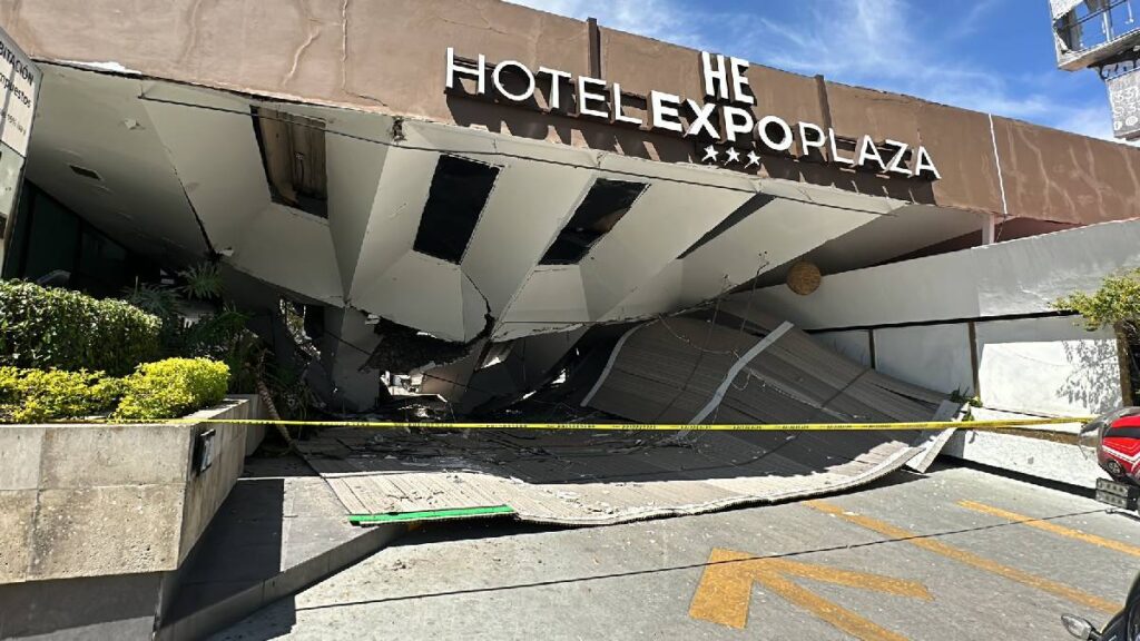 colapsa-parte-del-hotel-expo-plaza-danos-materiales-y-riesgo-de-derrumbe