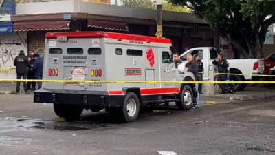 Robo a camión de valores en Guadalajara