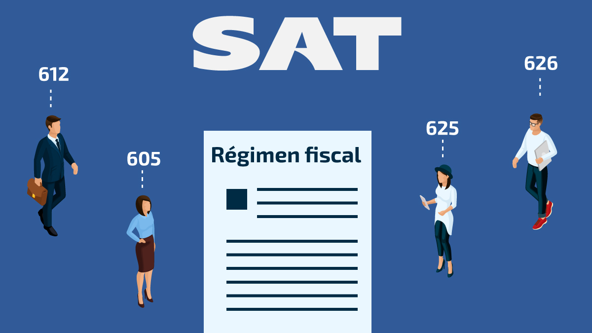 ¿Cuáles y qué son los regímenes fiscales del SAT?