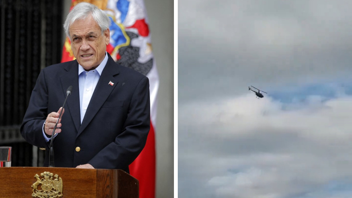 Difunden videos de últimos minutos del helicóptero de Sebastián Piñera y del lugar del accidente