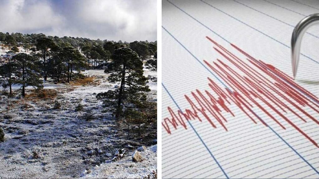 Sismos y nevadas en México