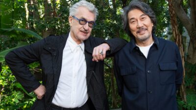 Wim Wenders y el actor Koji Yakusho