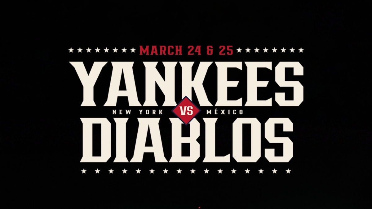 Yankees de Nueva York jugarán dos partidos contra los Diablos en México