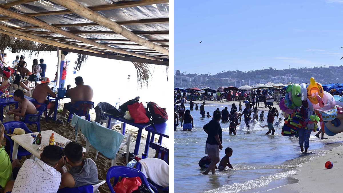 Acuérdate de Acapulco: vacacionistas abarrotan el puerto tras huracán Otis