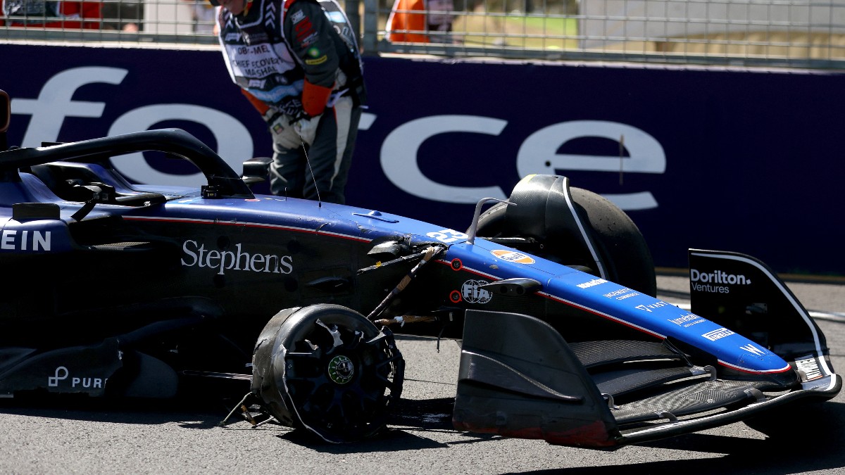 Albon destroza su coche y correrá en el auto de Sargent quien se queda fuera del GP de Australia