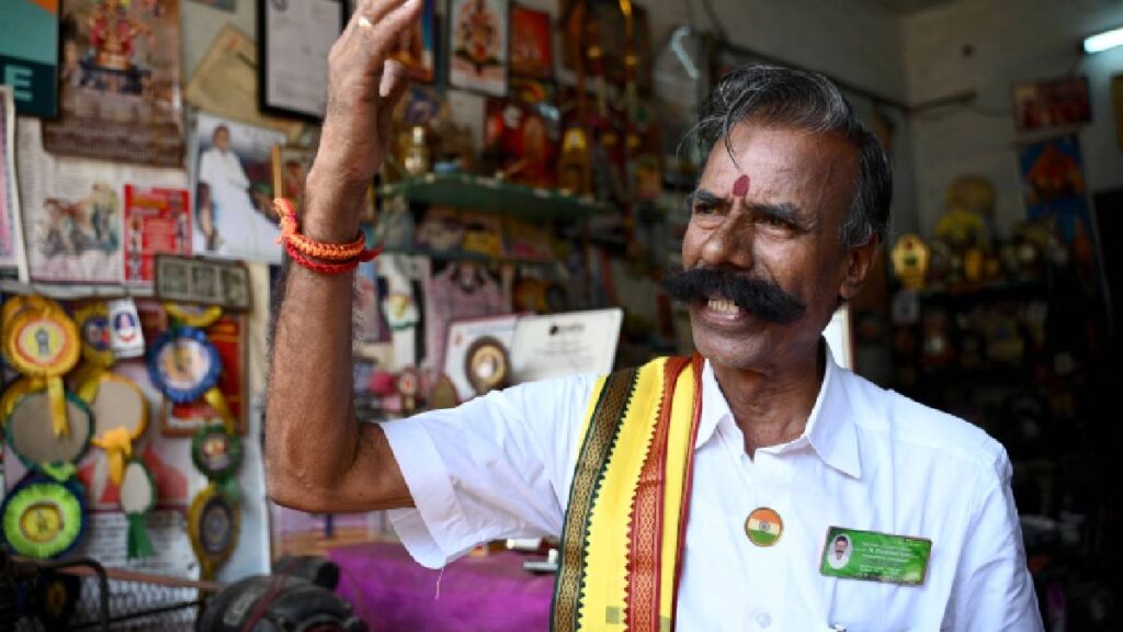 K. Padmarajan se ha postulado en 238 elecciones en India