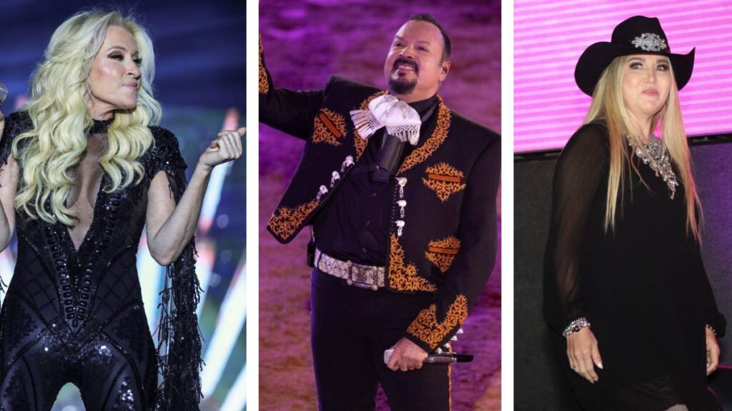 Alicia Villareal, Pepe Aguilar, Yuri, cantantes mexicanos