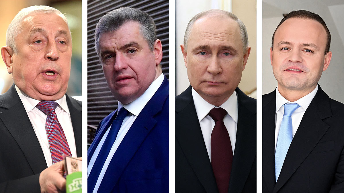 Los tres candidatos que competirán contra Vladimir Putin en elecciones
