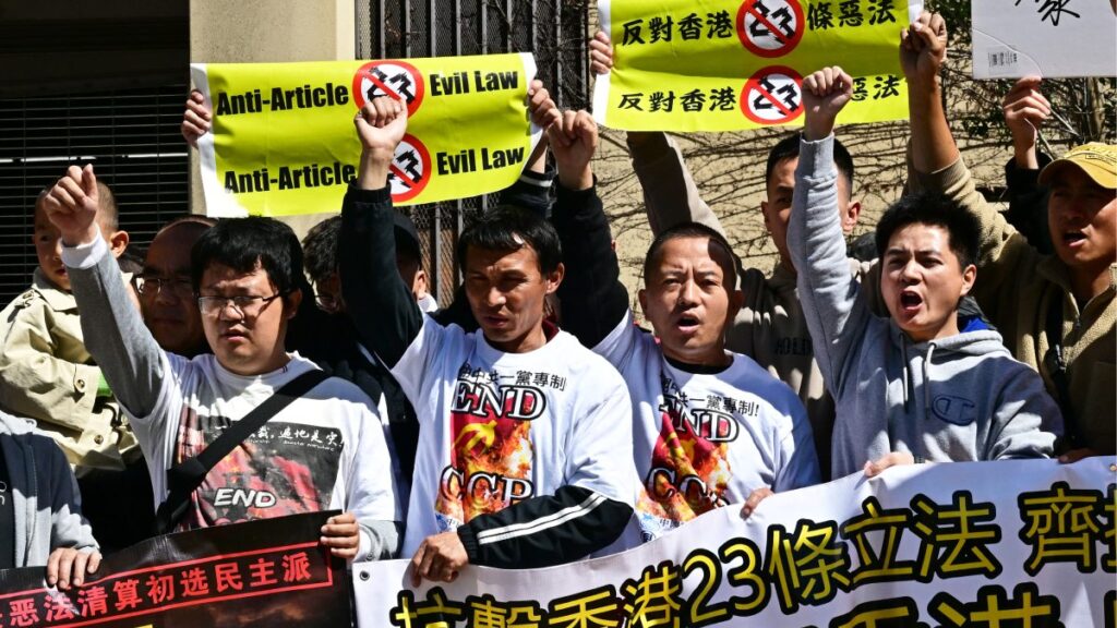 Protesta en Hong Kong contra nueva ley